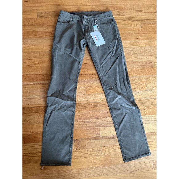 Peter Millar Signature Five-Pocket Pant Men's 36 NEW Olive Green [jb] - Picture 2 of 6